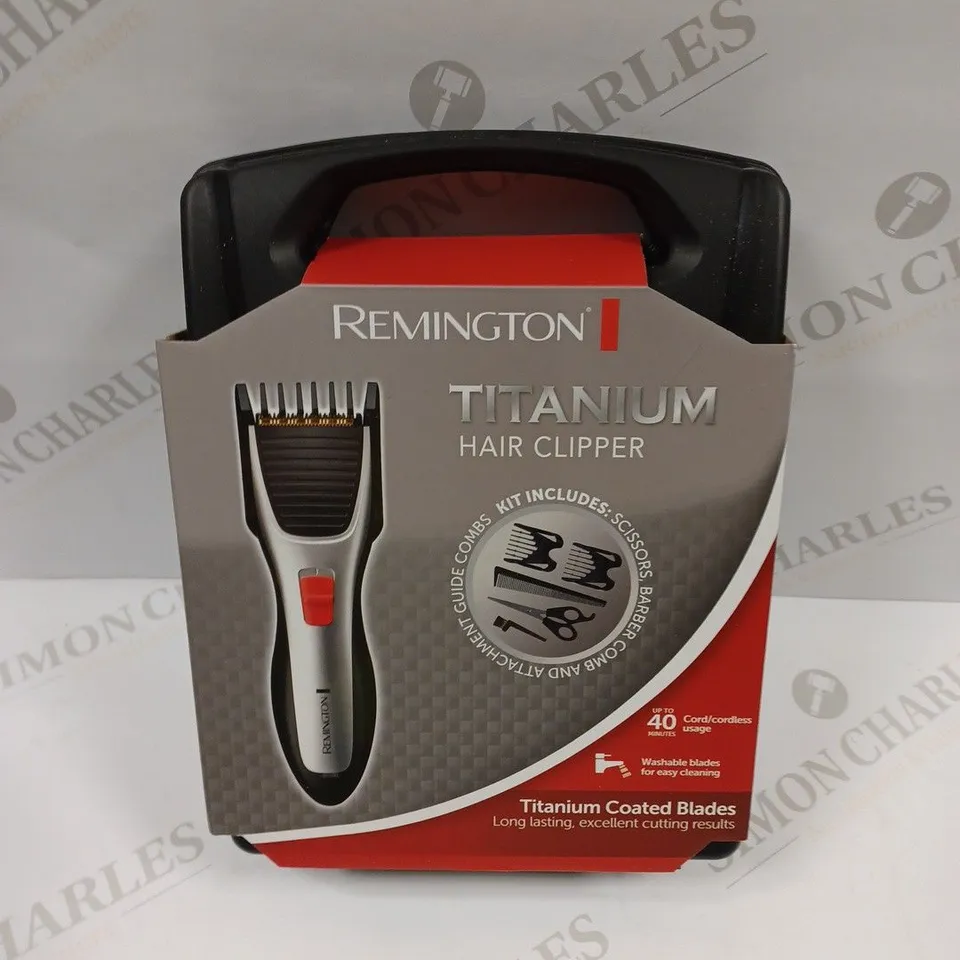 SEALED RIMINGTON TITANIUM HAIR CLIPPERS 