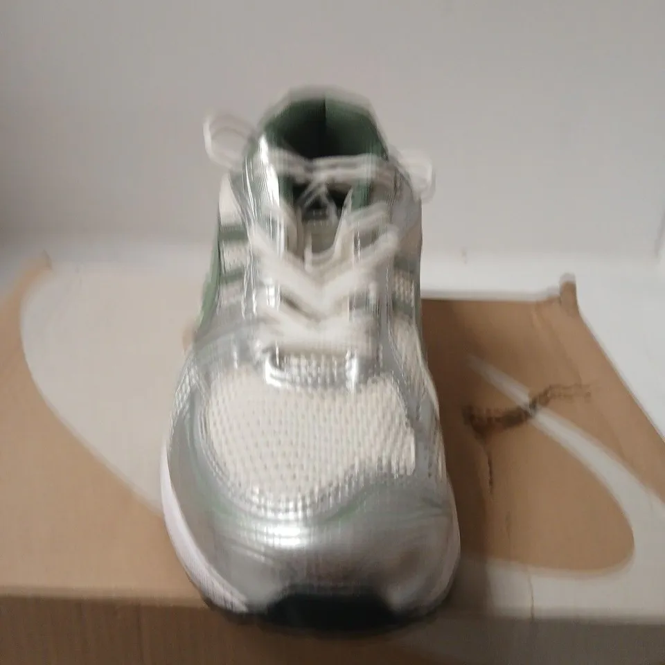 ASICS GEL-KAYANO 14 MEN'S RUNNING SHOES – SILVER/GREEN, UK 8.5 (US 9.5)