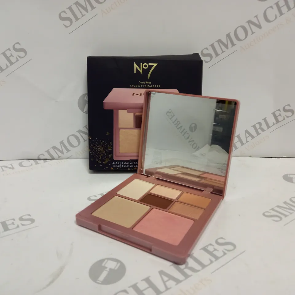 BOXED No7 DUSTY ROSE FACE & EYE PALLETE 