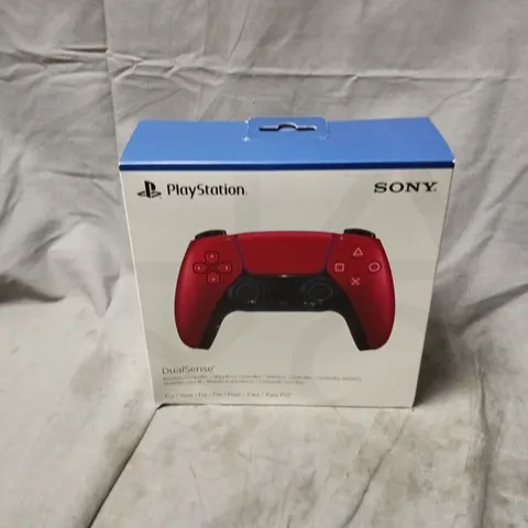 BOXED SONY PLAYSTATION 5 DUAL SENSE CONTROLLER IN RED