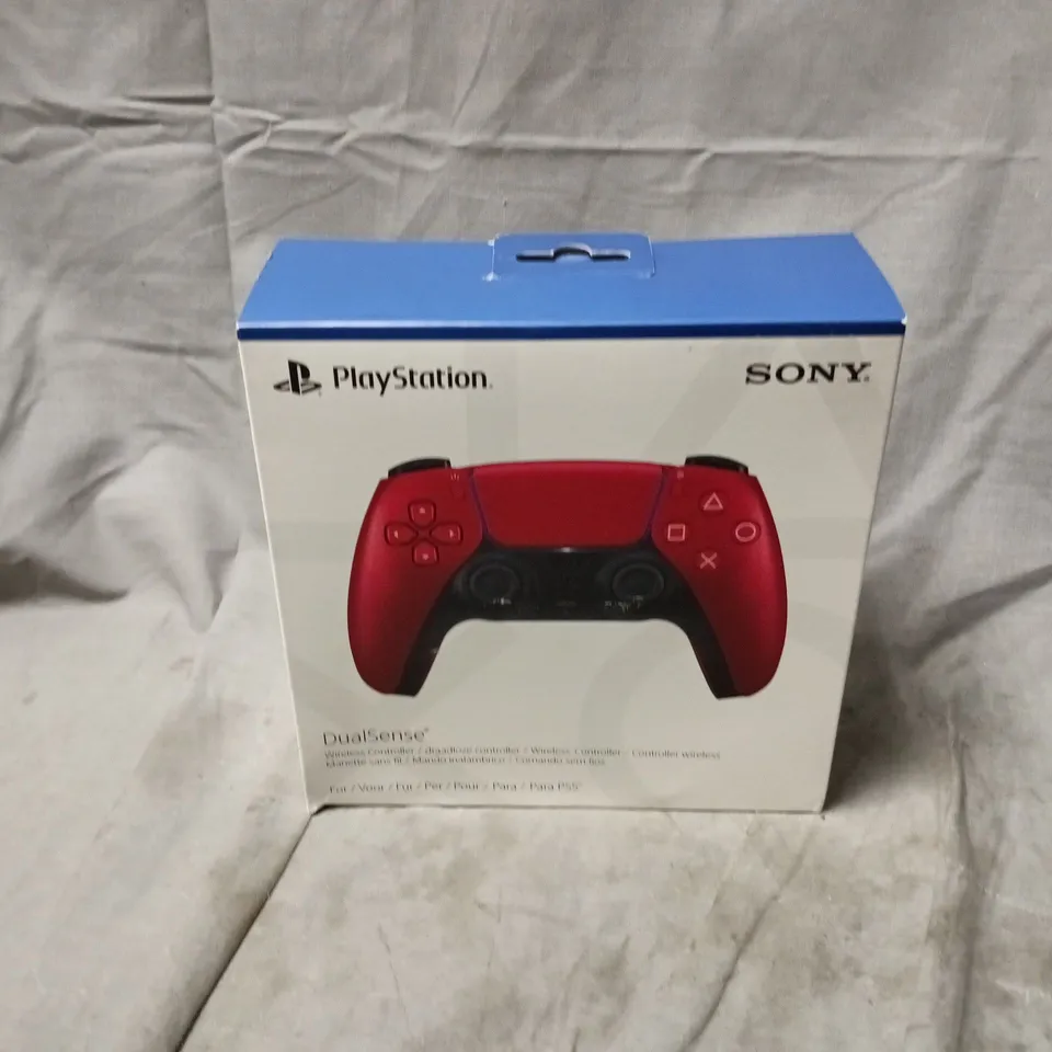 BOXED SONY PLAYSTATION 5 DUAL SENSE CONTROLLER IN RED