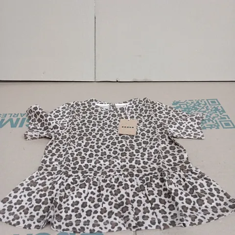 BODEN LEOPARD PRINT DRESS FOR KIDS AGE 8 - 9 YEARS 134CM