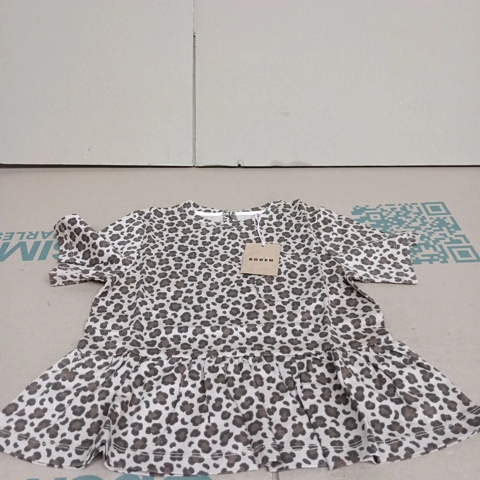 BODEN LEOPARD PRINT DRESS FOR KIDS AGE 8 - 9 YEARS 134CM