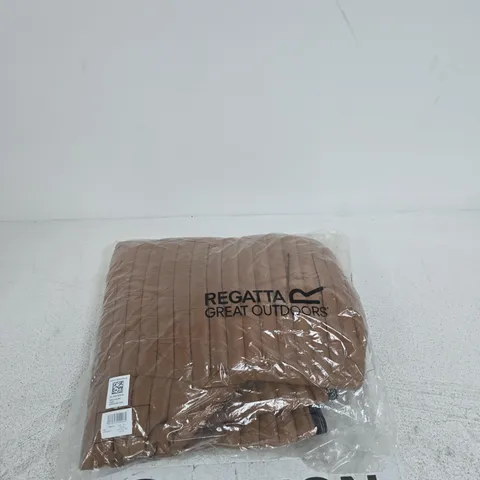 REGATTA GREAT OUTDOORS QUILTED JACKET – NUT BROWN/BLACK, UK 3XL