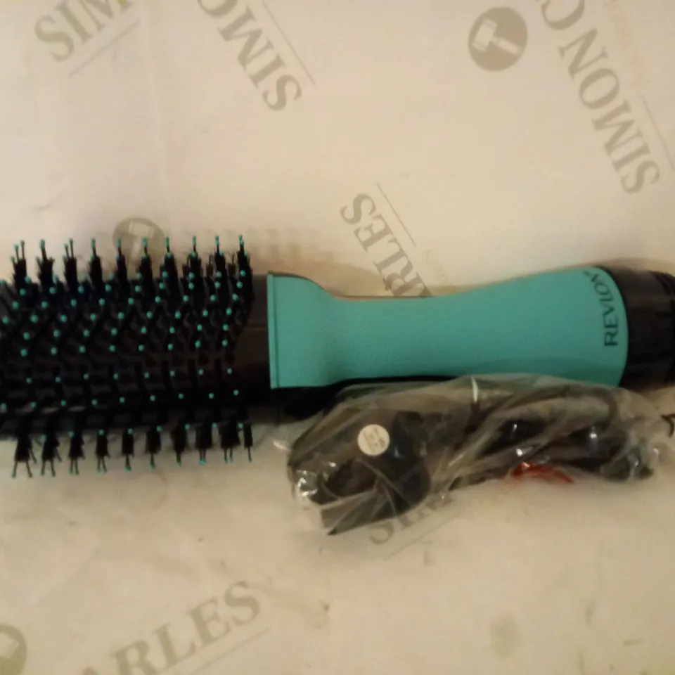 BOXED REVLON SALON HAIR DRYER AND VOLUMISER - TEAL RRP £49.99