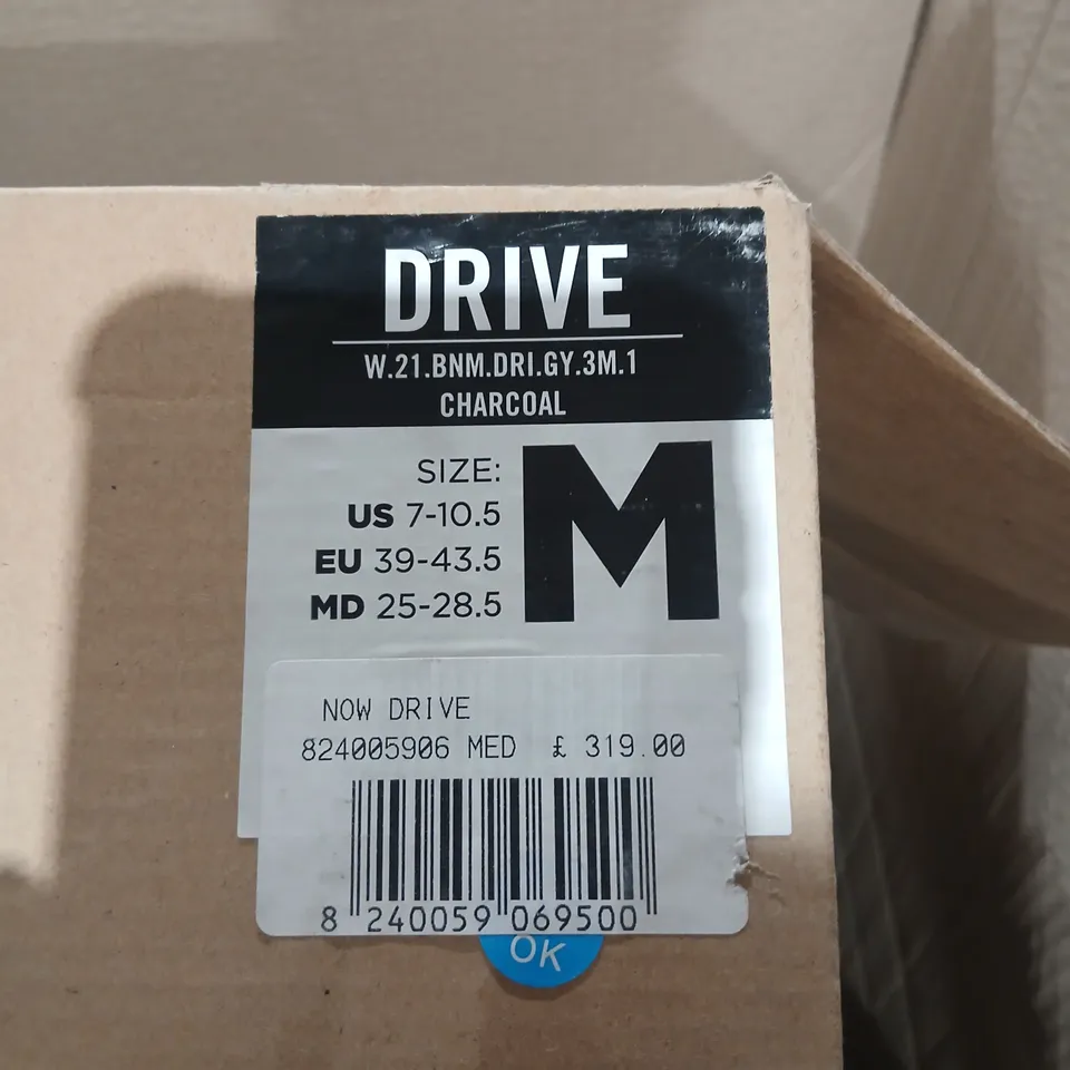 NOW DRIVE SNOWBOARD BINDINGS – CHARCOAL, SIZE M (US 7–10.5, EU 39–43.5)