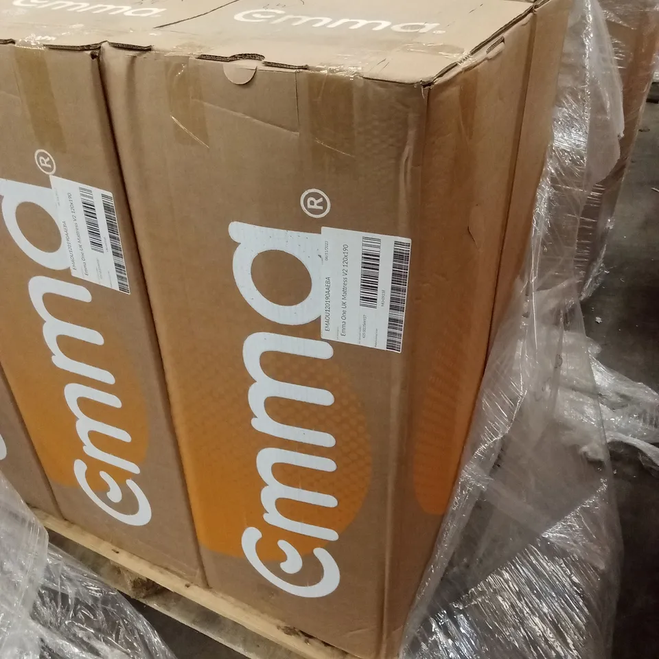 BRAND NEW BOXED AND ROLLED EMMA ONE UK MATTRESS V2 120X190CM (SMALL DOUBLE SIZE)
