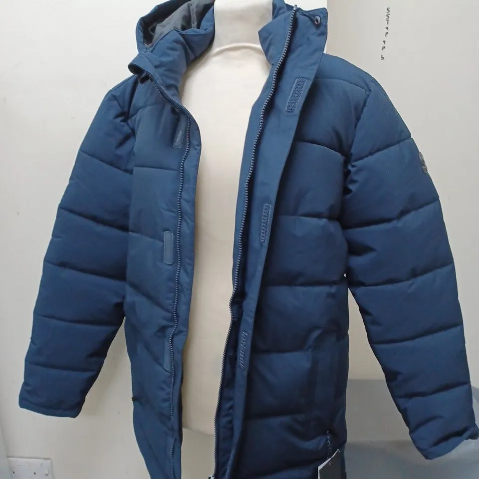 TOG24 WATSON PUFFER JACKET NAVY BLUE - SIZE SMALL