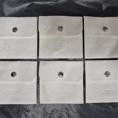 BOX OF APPROXIMATELY 200 YOSITHA GIFT POUCHES IN WHITE