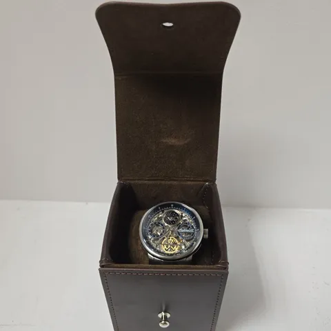 INGERSOLL I07707 THE JAZZ DUAL TIME AUTOMATIC MENS WATCH 42MM