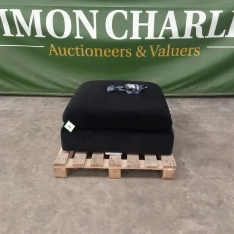 QUALITY DESIGNER ASHER VELVET FOOTSTOOL