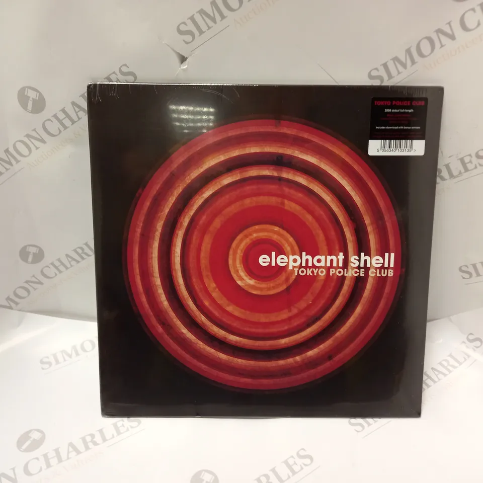 SEALED TOKYO POLICE CLUB ELEPHANT SHELL VINYL - BLACK JACKET EDITION