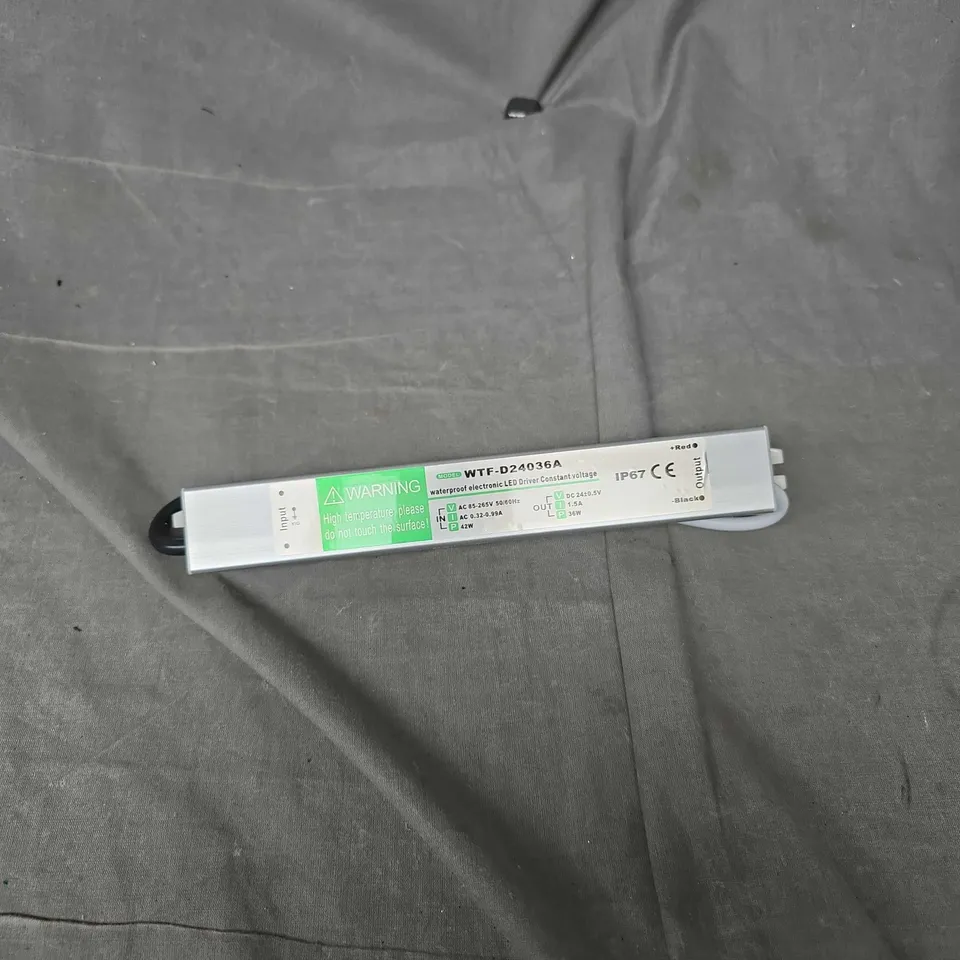 APPROXIMATELY 60 WTF-D24036A WATERPROOF ELECTRONIC LED DRIVER UNITS 