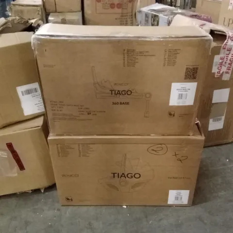 BOXED VENICCI TIAGO INFANT CARRIER SEAT AND 360 BASE (2 BOXES)