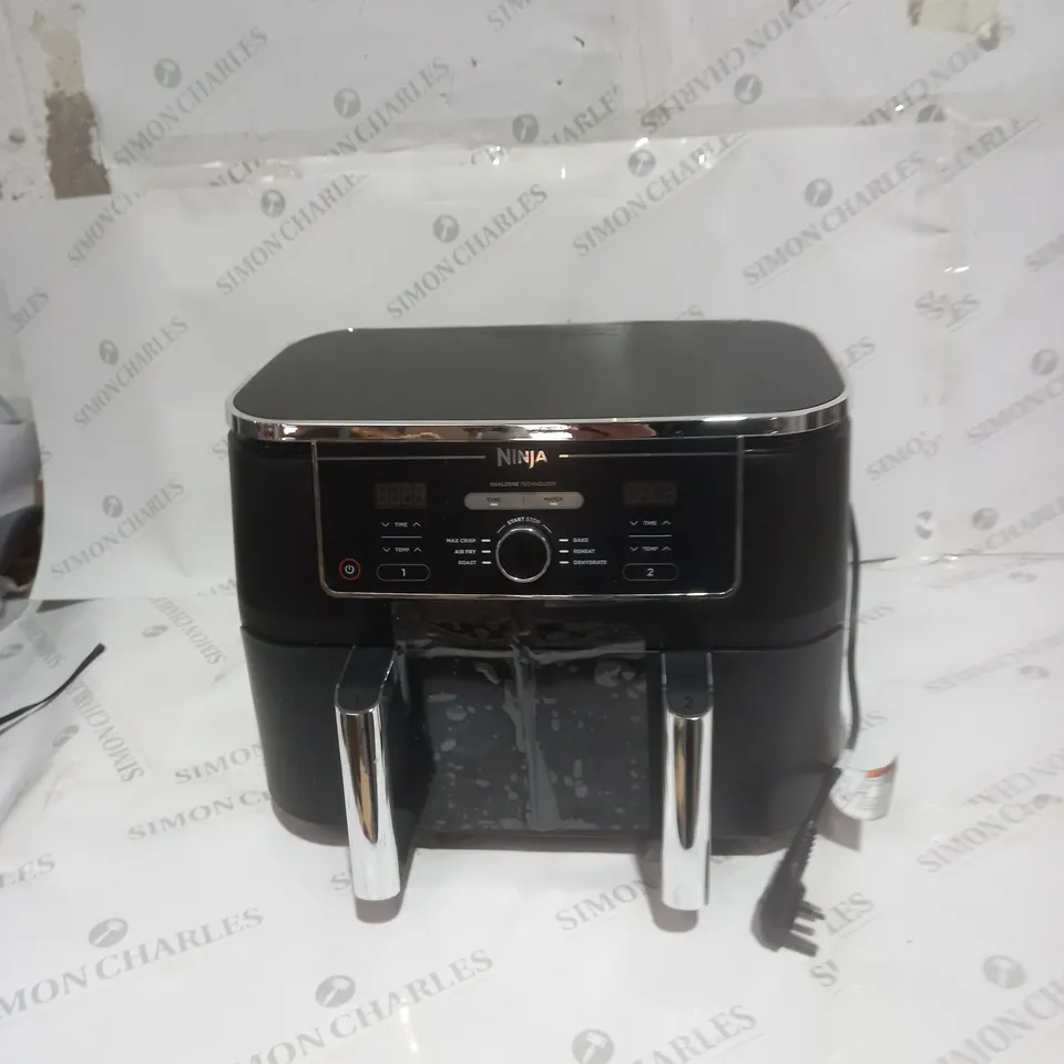 BOXED NINJA FOODI MAX 9.5L DUAL ZONE AIRFRYER AF451UK
