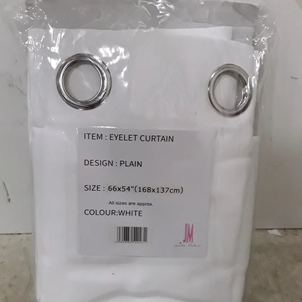 MALENE POLYESTER SHEER EYELET CURTAIN 