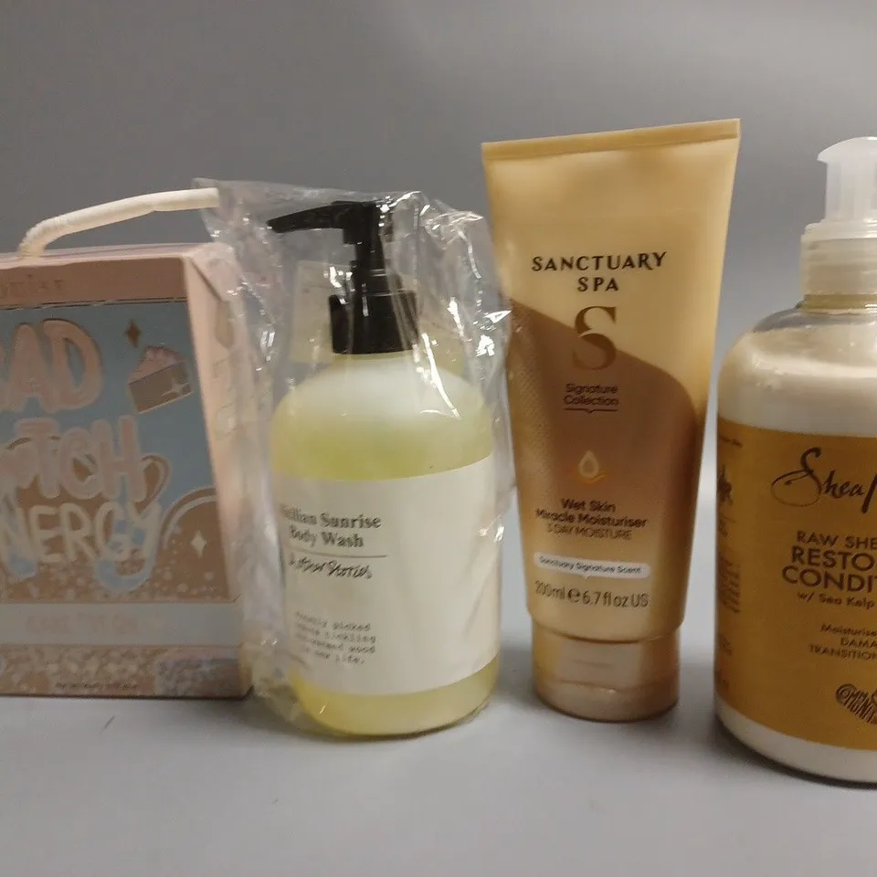 LOT OF APPROXIMATELY 20 COSMETICS ITEMS TO INCLUDE  CONDITIONER , MOISTURISER , ACRYLIC NAILS ETC 