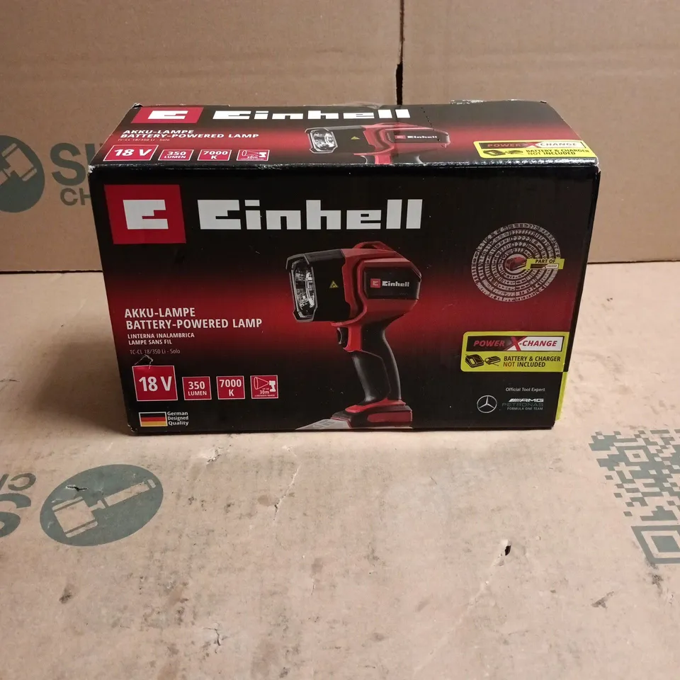 EINHELL BATTERY POWERED LAMP BOXED