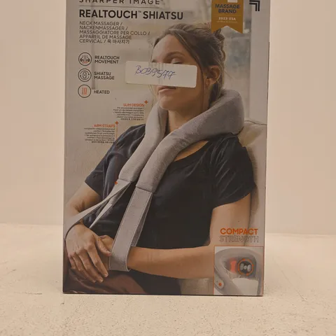 SHARPER IMAGE REALTOUCH SHIATSU NECK MASSAGER