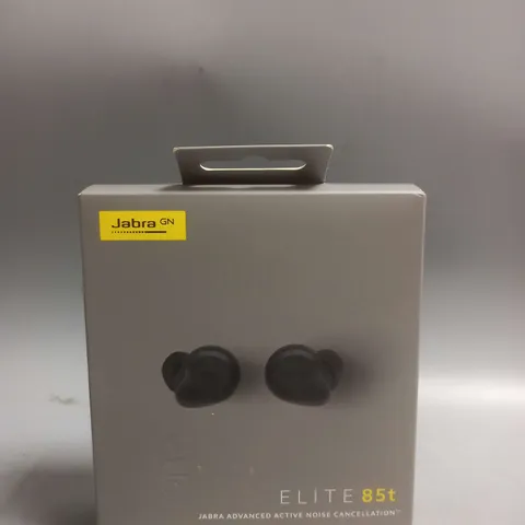 BOXED JABRA GN ELITE 85T NOISE CANCELLATION EARBUDS IN BLACK