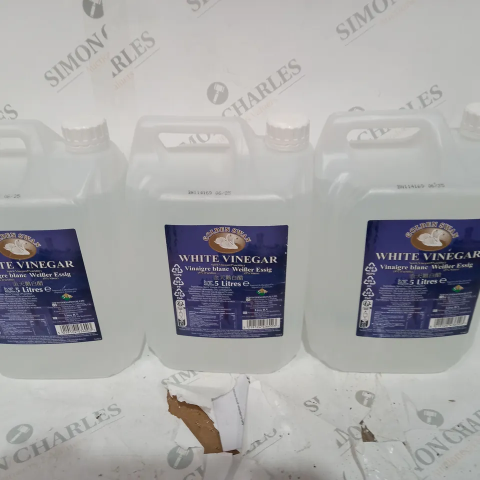 2 X GOLDEN SWAN WHITE VINEGAR - COLLECTION ONLY