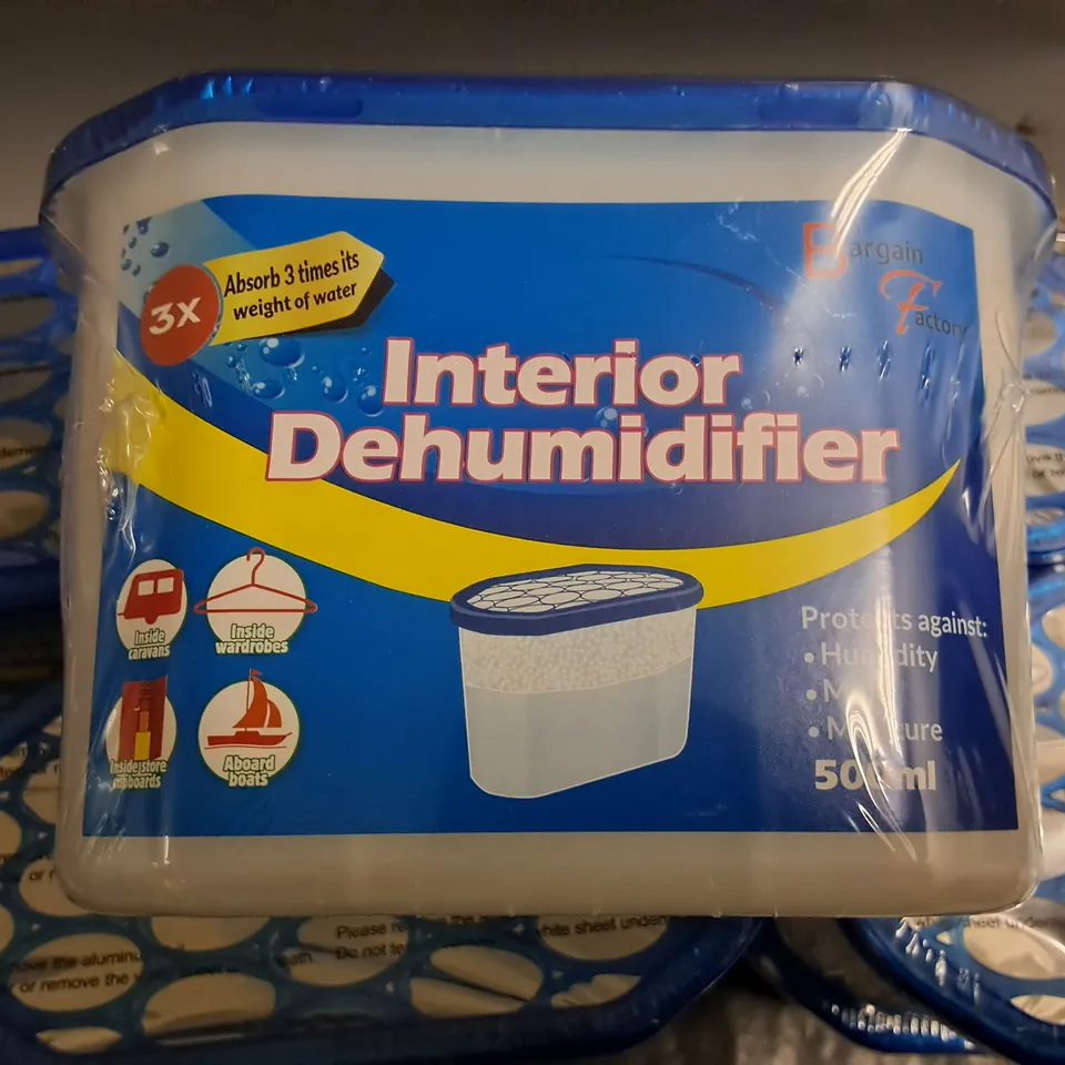 LOT OF 10 500ML INTERIOR DEHUMIDIFIER 