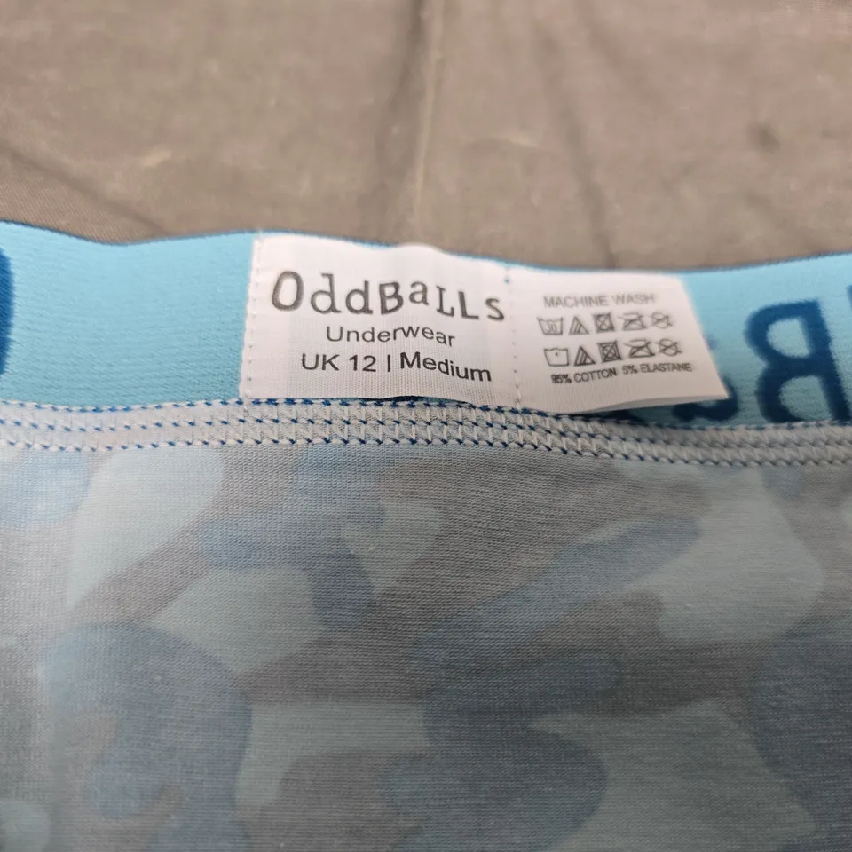 ODDBALLS UNDERWEAR UK 12 (MEDIUM) – BLUE CAMOUFLAGE