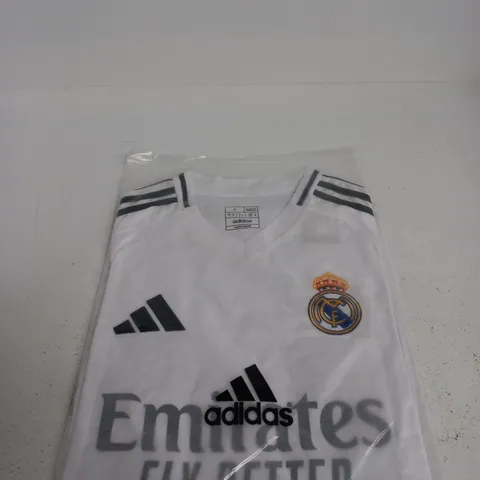 BAGGED REAL MADRID ADIDAS FOOTBALL SHIRT – SIZE S