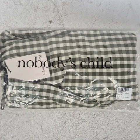 BAGGED NOBODY'S CHILD VALERIE TOP IN GREEN SIZE UK 8