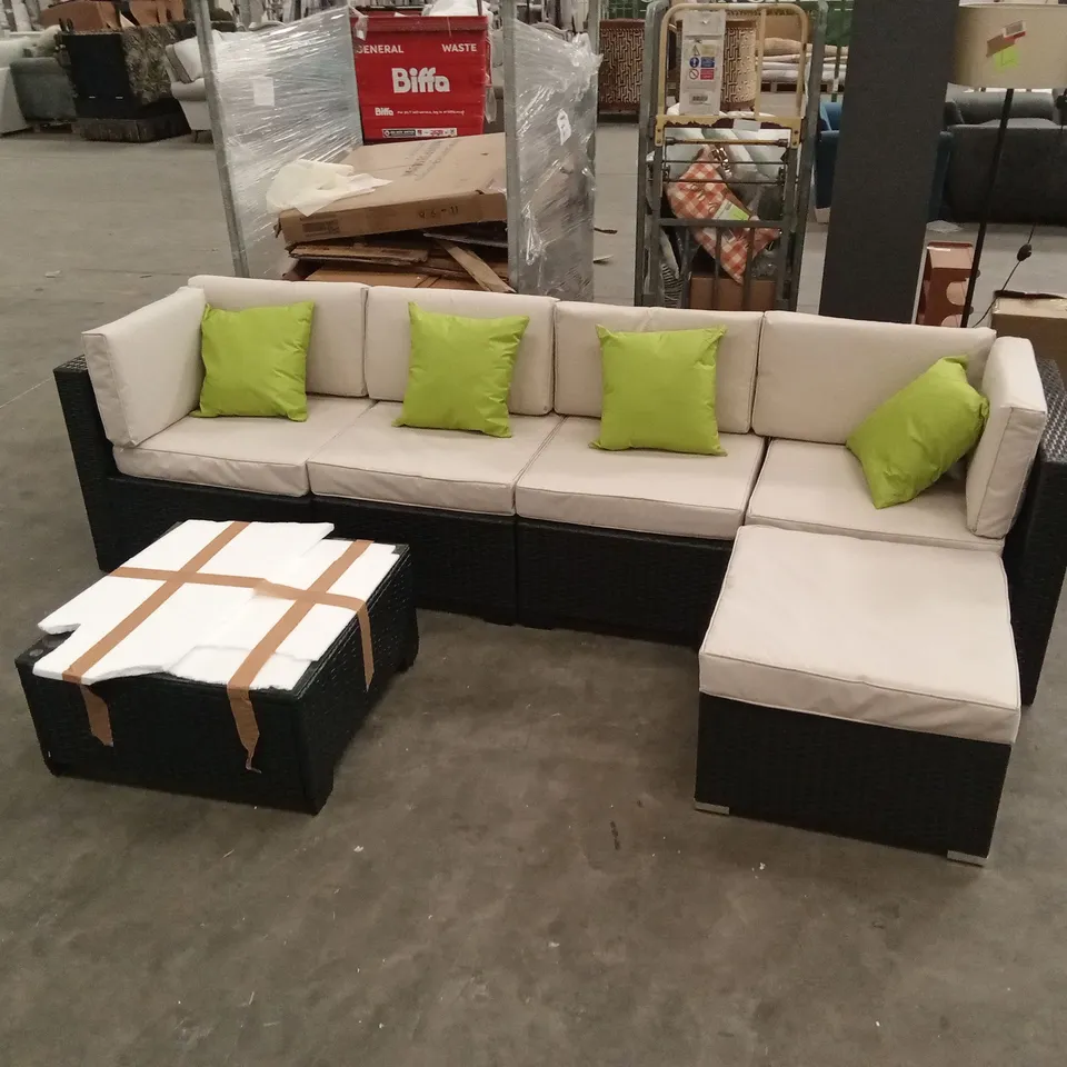 OUTSUNNY OUTDOOR RATTAN PATIO SET