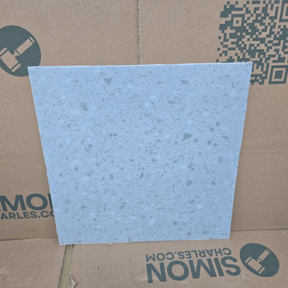APPROXIMATELY 40 ASSORTED SELF-ADHESIVE STONE EFFECT TILES