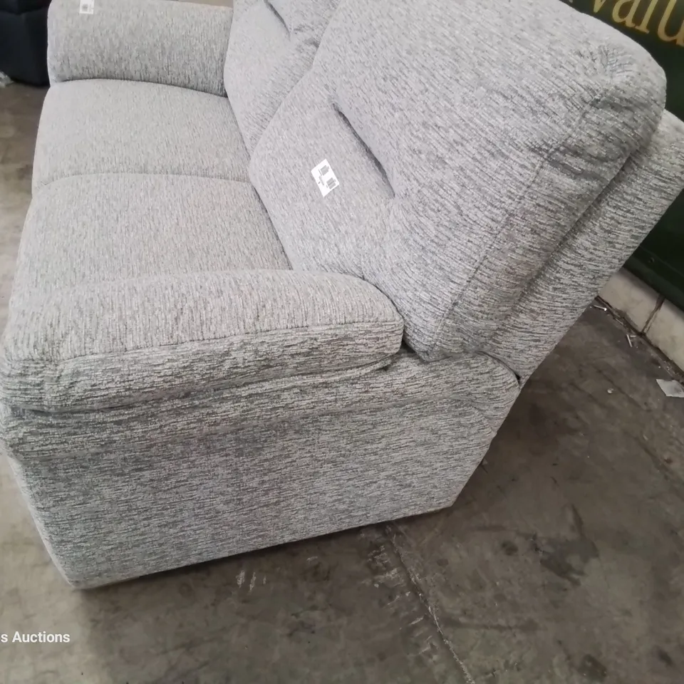 QUALITY BRITISH DESIGNER & MANUFACTURED G PLAN SEATTLE 2.5 SEATER SOFA MIRAGE ASH FABRIC 
