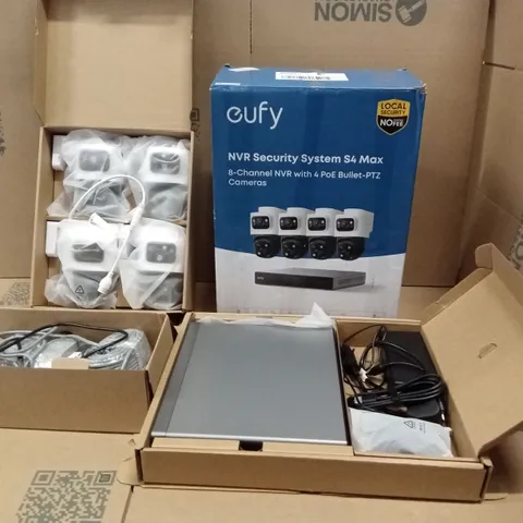 BOXED EUFY SECURITY POE NVR CCTV CAMERA SYSTEMS S4 MAX