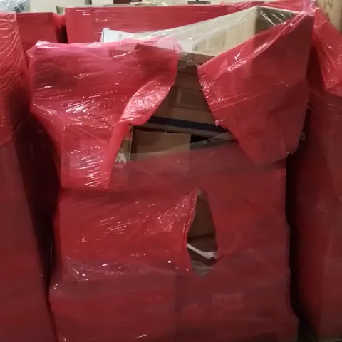 PALLET OF ASSORTED HOUSEHOLD ITEMS AND CONSUMER PRODUCTS TO INCLUDE; A LARGE QUANTITY OF AIR COOLERS, BABY BOOSTER SEAT ETC