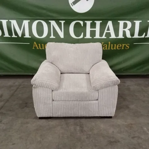 AMALFI FABRIC ARMCHAIR - SILVER