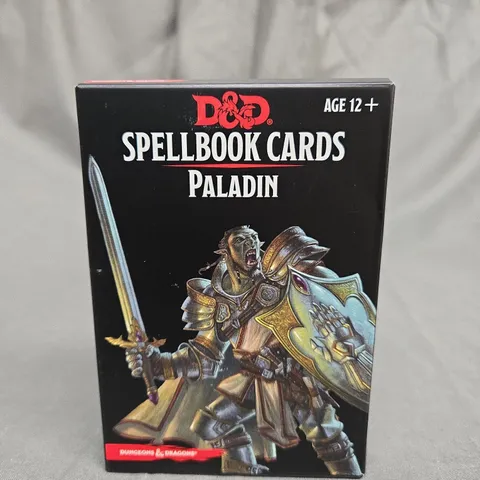 DUNGEONS AND DRAGONS SPELLBOOKCARDS PALADIN