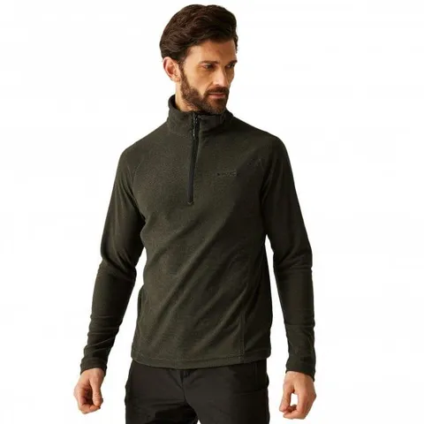 BRAND NEW REGATTA MONTES LIGHTWEIGHT HALF ZIP FLEECE IN OLIVE NIGHT SIZE 3XL