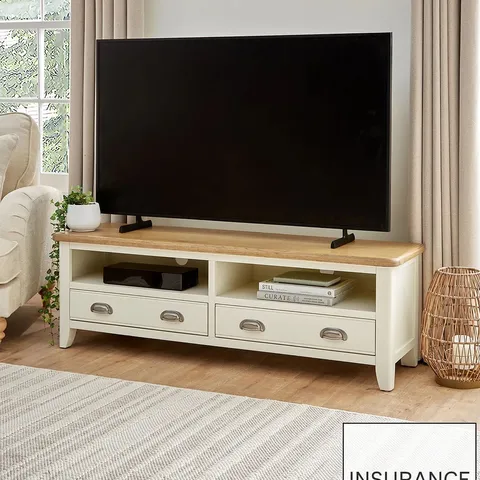 WOODLAND LARGE TV UNIT - FITS UP TO 55 INCH TV