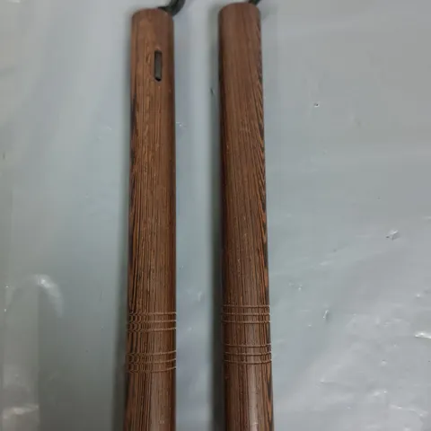 SET OF 10.5" WOODEN NUNCHAKU 