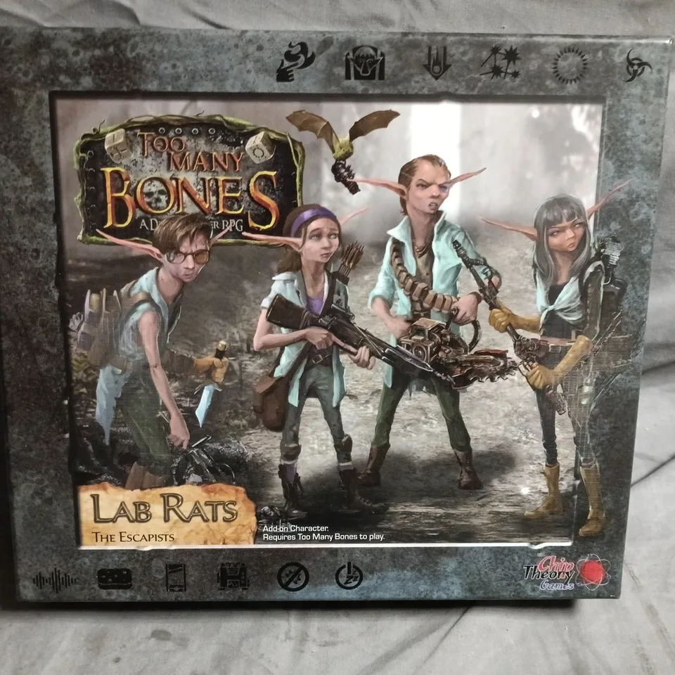 TOO MANY BONES LAB RATS EXPANSION (CHIP THEORY GAMES) – BOXED