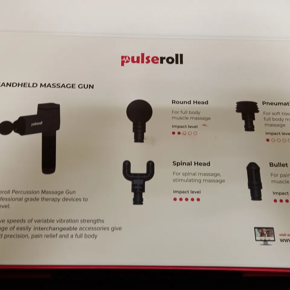 PULSEROLL PRO HANDHELD FULL SIZE MASSAGER