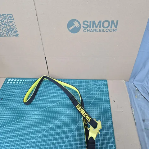 BULLBILLOWS YELLOW SAFETY LANYARD WITH QUICK-RELEASE BUCKLE