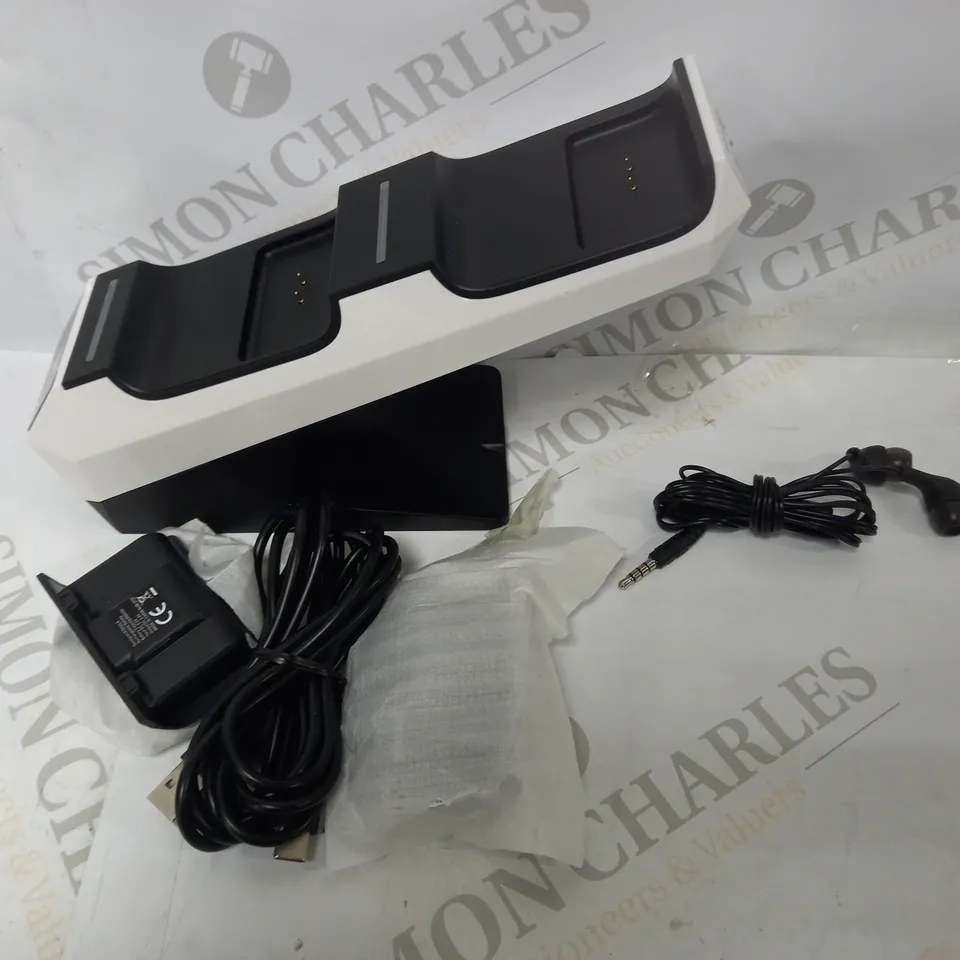 LOT OF JVC GUMY PLUS EARBUDS AND NUMSKULL FAST CHARGING DOCK FOR 2 XBOX SERIES X CONTROLLERS