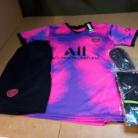 PSG FC FULL AWAY KIT WITH MBAPPE 7 ON THE BACK SIZE M