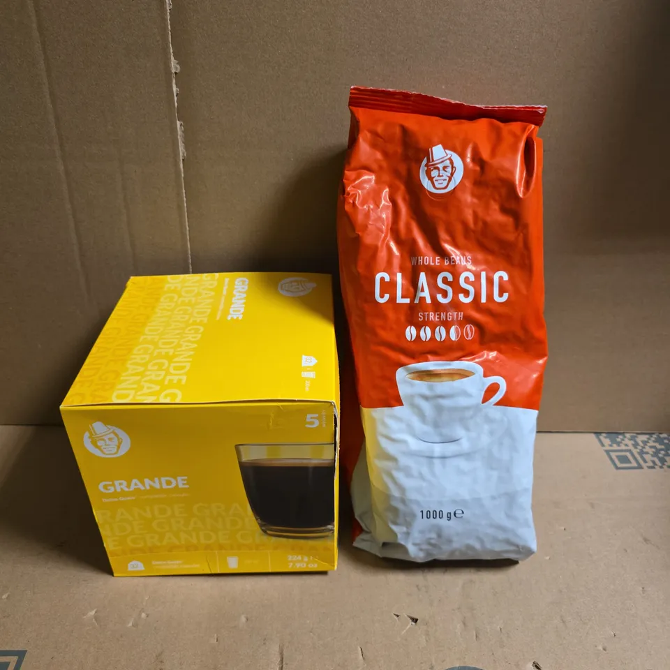 4 X ASSORTED COFFEE PRODUCTS TO INCLUDE CLASSIC & GRANDE 