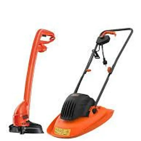 BOXED BLACK & DECKER 1200W HOVER MOWER + GL250 250W STRIMMER TWINPACK