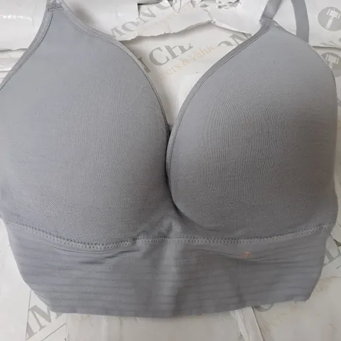 JOCKEY NATURAL BEAUTY SEAMFREE BRALETTE IN GREY SIZE SMALL