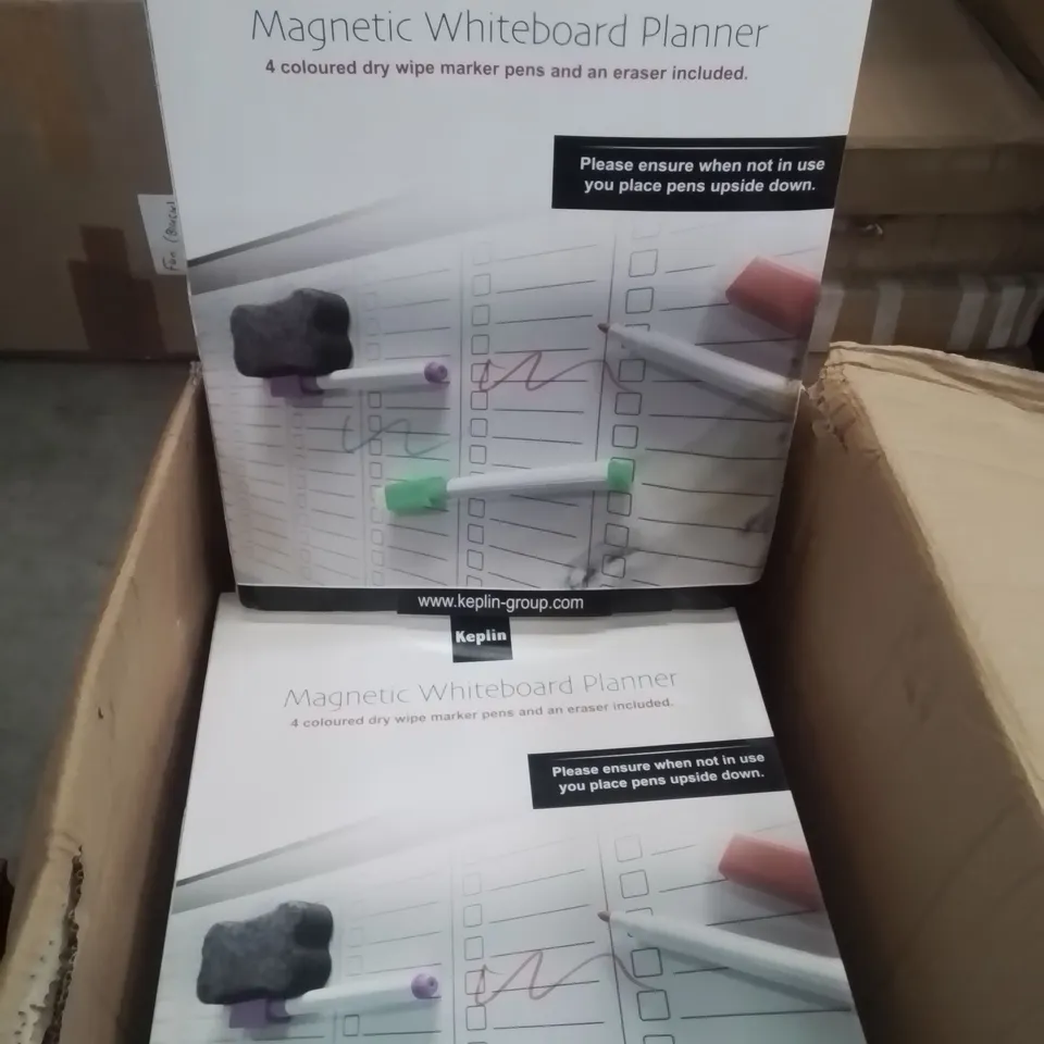 BOX CONTAINING APPROXIMATELY 20 MAGNETIC WHITEBOARD PLANNERS