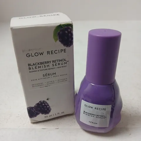 BOXED GLOW RECIPE BLACKBERRY RETINOL BLEMISH SERUM 30ML
