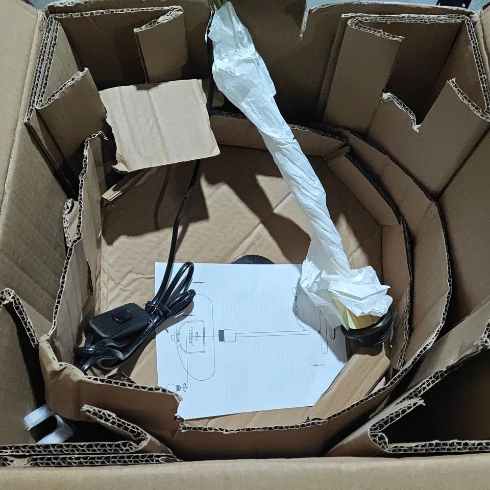 LIVMORE GLASS DOME TABLE LAMP – BOXED